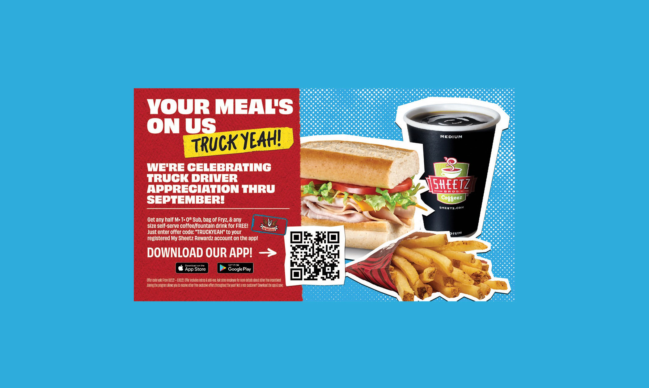 Claim Your FREE Meal for Truckers at Sheetz! The Savvy Sampler